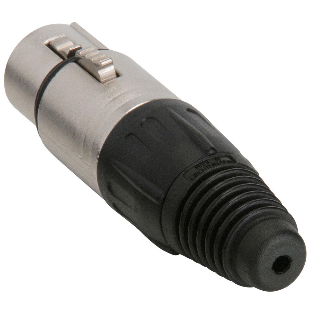Neutrik NC4FX Female XLR Connector Nickel 4-Pin